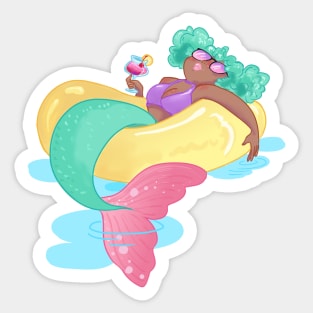 Summertime Blues Sticker